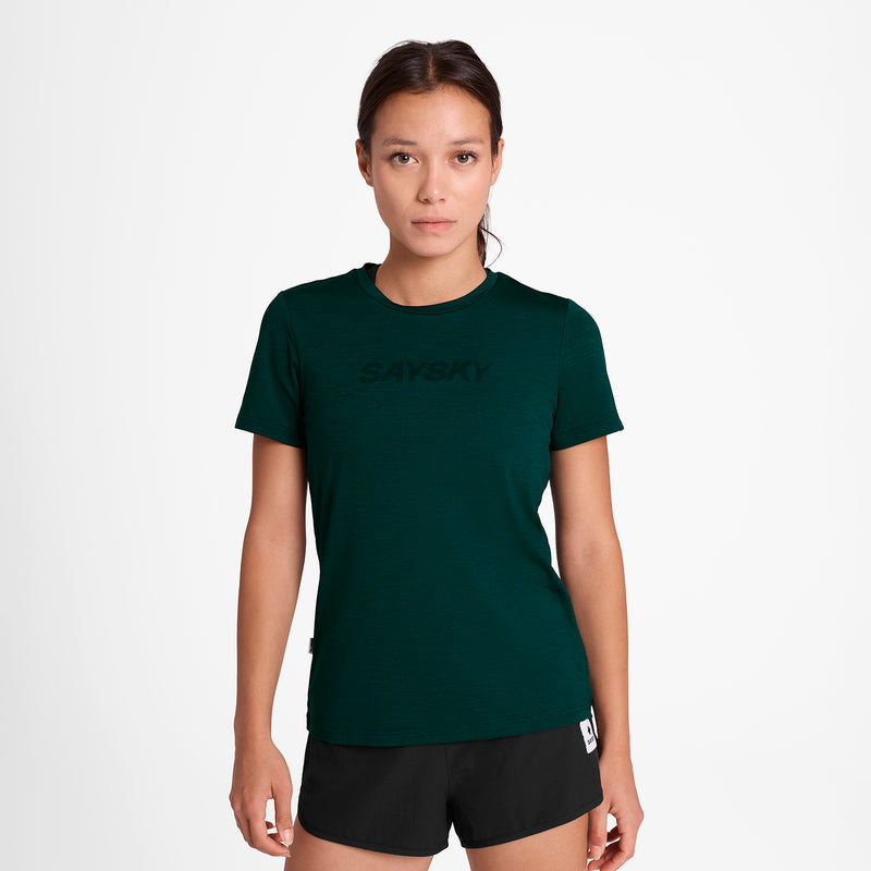 SAYSKY Logo Pace T-Shirt T-SHIRTS 3010 - GREEN