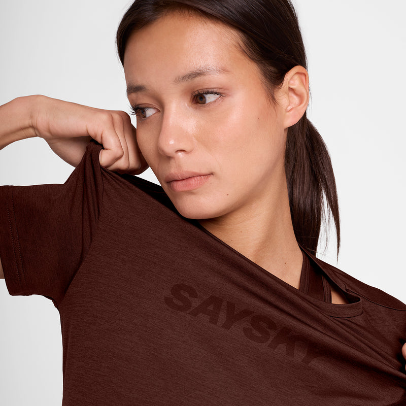 SAYSKY Logo Pace T-Shirt T-SHIRTS 5008 - RED