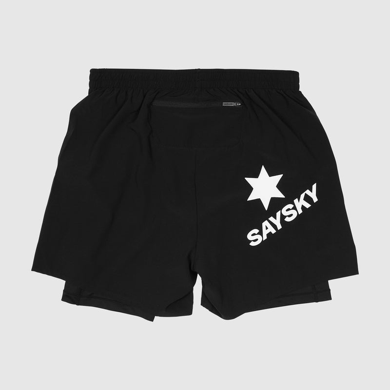 SAYSKY 2 in 1 Pace Shorts 5'' SHORTS 901 - BLACK