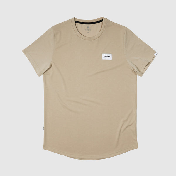 SAYSKY Logo Motion T-shirt T-SHIRTS 801 - BEIGE